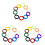 3 Pieces Small Key Ring Keys Organization Cover Accessories 2