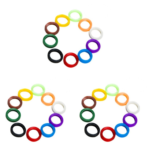 3 Pieces Small Key Ring Keys Organization Cover Accessories 1