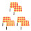 6 Pcs Football Flags Referee Flags Referee Equipments Signal Flags 4