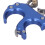 Aluminum Alloy 4-Finger Adjustable Bow Release Aid Blue 3