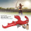 Red Aluminum Alloy 4 Finger Compound Bow Release Aid with Adjustable Trigger 2