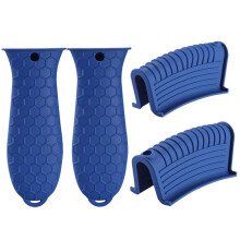 Protezioni per manici, coprimanici in silicone di buona qualità, isolamento termico, grande praticità, per pentole in ghisa, padelle, griglie e