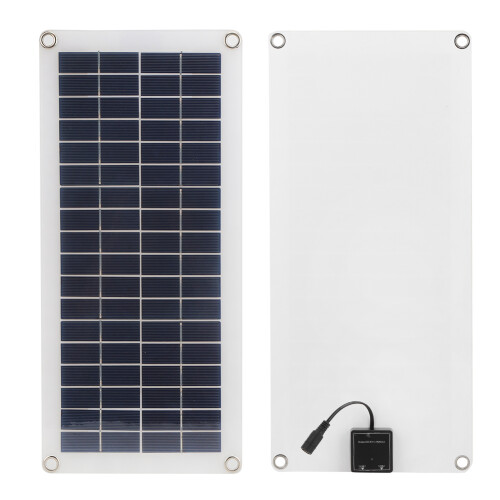10W Solar Power Panel, Durable Monocrystalline Cells with High Conversion Efficiency, Waterproof and Adjustable Mount for Off Grid Applications, Easy 1