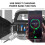 Multiple Modes Spotlight, Emergency Solution Rechargeable Torch with Adjustable Head and USB Output for Waterproof Outdoor Activities, Large Capacity 4