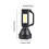 Multiple Modes Spotlight, Emergency Solution Rechargeable Torch with Adjustable Head and USB Output for Waterproof Outdoor Activities, Large Capacity 8