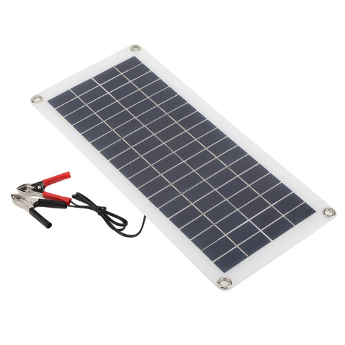 10W Solar Power Panel, Durable Monocrystalline Cells with High Conversion Efficiency, Waterproof and Adjustable Mount for Off Grid Applications, Easy 2
