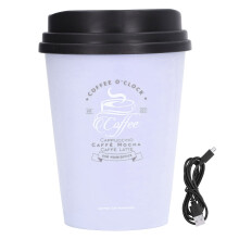 Tragbarer Luftbefeuchter mit Kaltvernebelung, sicherer automatischer Abschaltfunktion, geräuscharmer Betrieb in Kaffeetassenform, ideal für Auto,