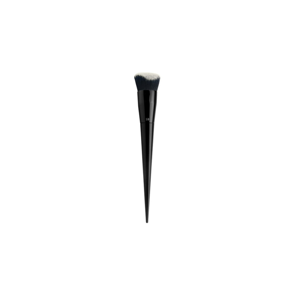 High Coverage Makeup Brush, Airbrushed Finish With Synthetic Bristles For Liquid Formulas, Flawless Application Kabuki Tool For On-The-Go, Vegan