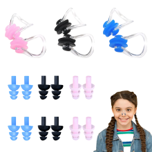 Nose Clip for Swimming with Universal Fit, Ergonomically Designed Silicone Nose Plug for Easy to Use Water-resistant Protection, Comfortable & Fun