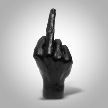 Unique Home Decoration, Limited Edition Design Hand Gesture Statue, Pine Fragrance Resin Artwork for Office and Living Space