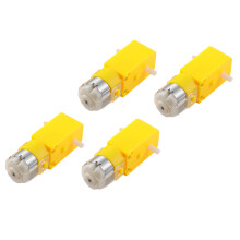 4Pcs Double Shaft Gearboxes Motor Replacement Ratio 1:48 Shaft
