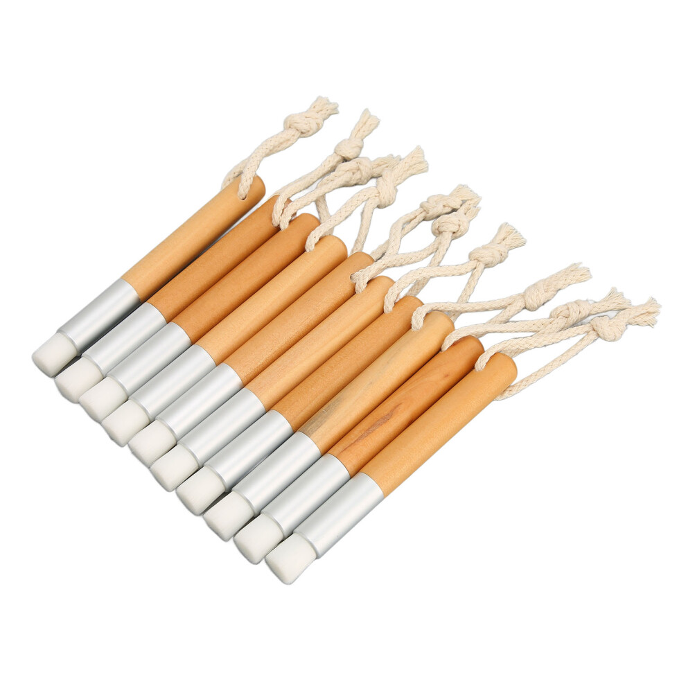 10pcs Lash Shampoo Brushes Nose Pore Deep Cleaning Cosmetic Lash Cleanser Brush with Lanyard