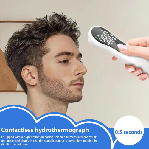Forehead Thermometer with Touch Infrared Sensor, 2 in 1 for Adults, Kids and Object Testing 1