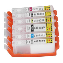 Ensemble de 6 cartouches d'encre pour papier de test, 750-751, noir, cyan, magenta, jaune, gris