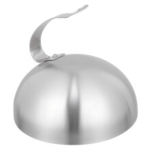 2Stk Rostfreie Speiseabdeckungen Silber Für & Buffet