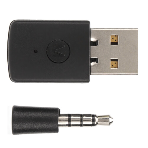 Bluetooth Dongle for PS5: 33ft Range USB & 3.5mm Connections 1