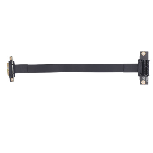 Cabo riser PCI Express de 36 pinos, confiável e reutilizável, cabo de extensão flexível para chassis 1U/2U, placa riser angular de baixo perfil, 2