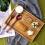 Bandeja para servir comida de bambú. Ambiente rústico natural. Material ecológico y fácil de limpiar. Color elegante que complementa la 7