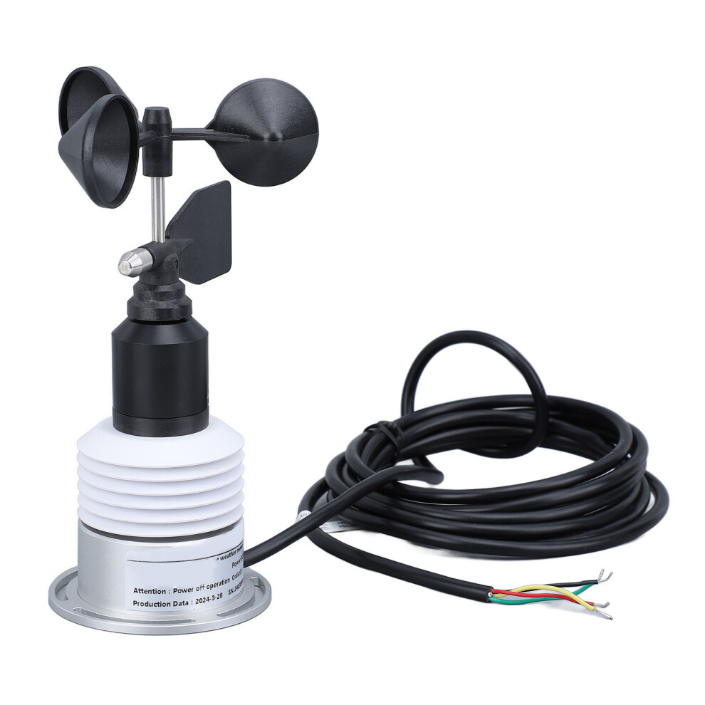 Outdoor Wind Measurement Tool, High Performance Anemometer With Wide Measuring Range And Rainproof Housing For Agriculture Meteorology Ports Railway 9169997589330