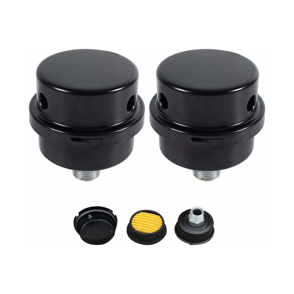 Air Compressor Replacement Parts, Noise Muffler Silencer With External Thread For Quiet Operation, Metal Air Compressor Intake Filter For Dust And 9173940382565