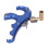 Aluminum Alloy 4-Finger Compound Bow Release Aid, Blue, Adjustable 1