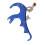 Aluminum Alloy 4-Finger Compound Bow Release Aid, Blue, Adjustable 6