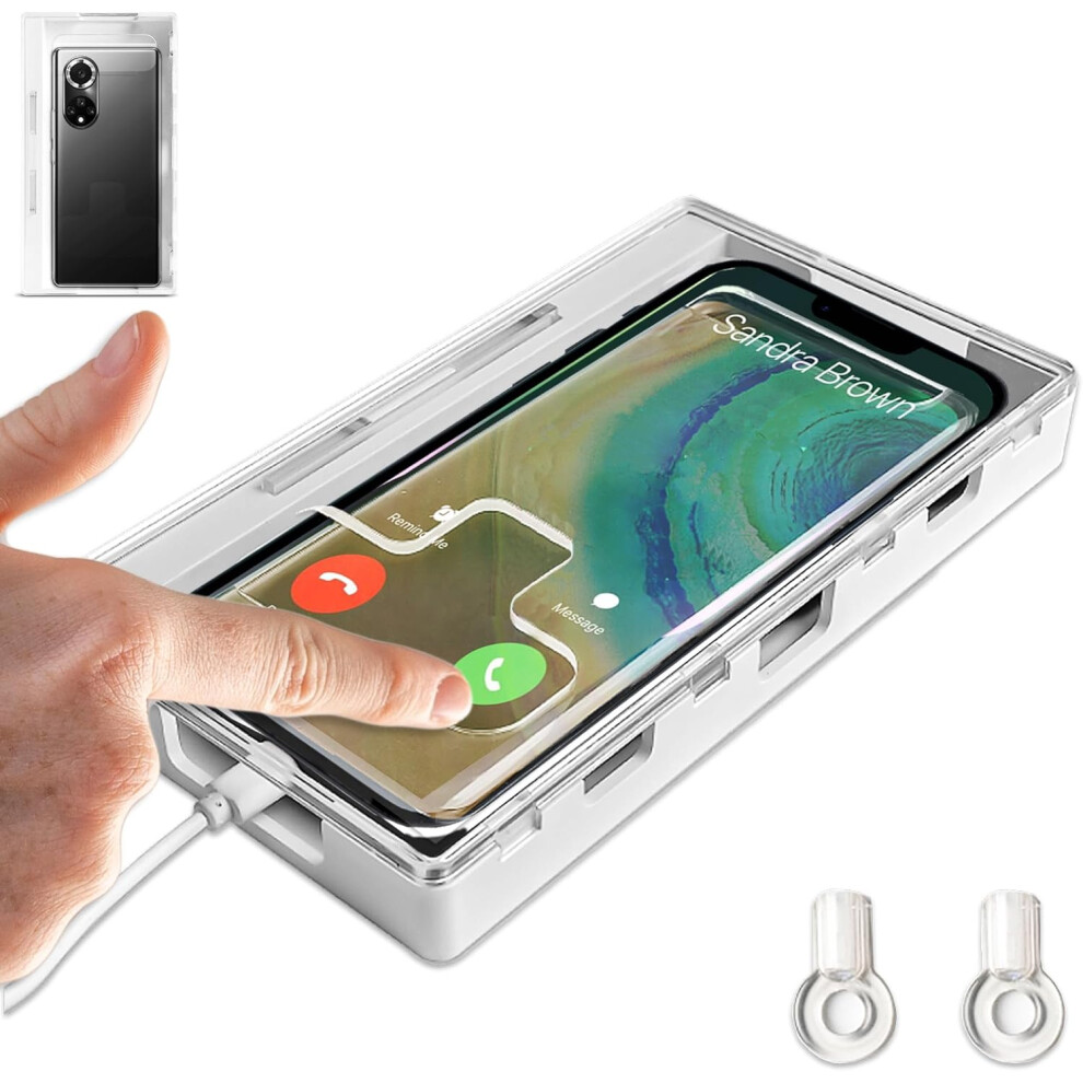 Cell Phone Lock Box Â Portable Cell Phone Jail Box With 2 Keys To Reduce Kid's & Student's Screen Time 749655460905