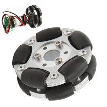 60mm Roboter-Omni-Rad Aluminiumlegierung 360-Grad-Drehung Robotik-Teil Upgrade