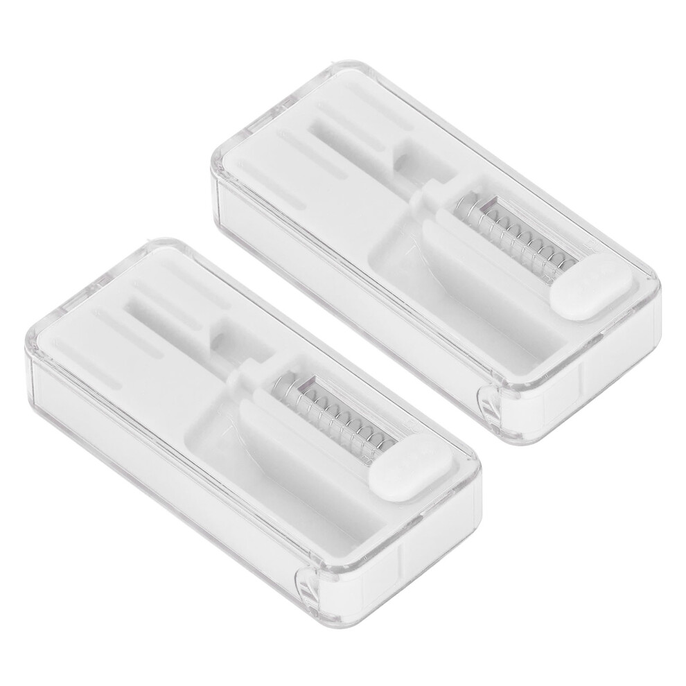 White 2Pcs Cigarette Explosion Beads Kit - Peppermint Flavor Enhancer