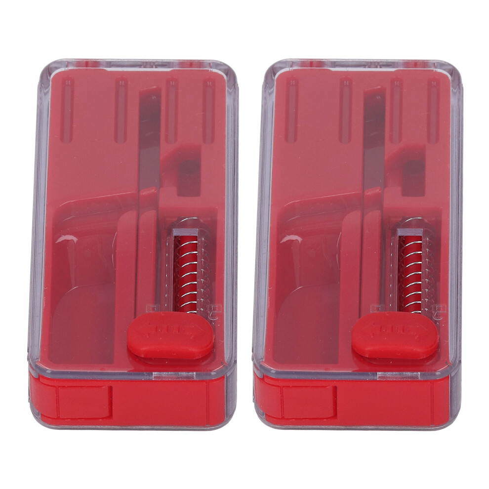 Red 2Pcs Peppermint Burst Beads Pusher For Cigarettes Diy Smoking Tool