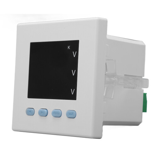Voltímetro digital inteligente de 3 fases blanco ABS 1