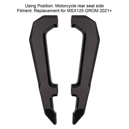 Durable Black Rear Passenger Handle for MSX125 GROM 2021+ Motorcycle 2