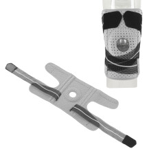Grauer Knieprotektor mit Gurt für Erwachsene, 3D-ergonomisch