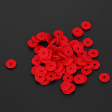 90Pcs Red Piano Ring Gaskets, Soft Wool, 1mm Thickness Tuning Accessory