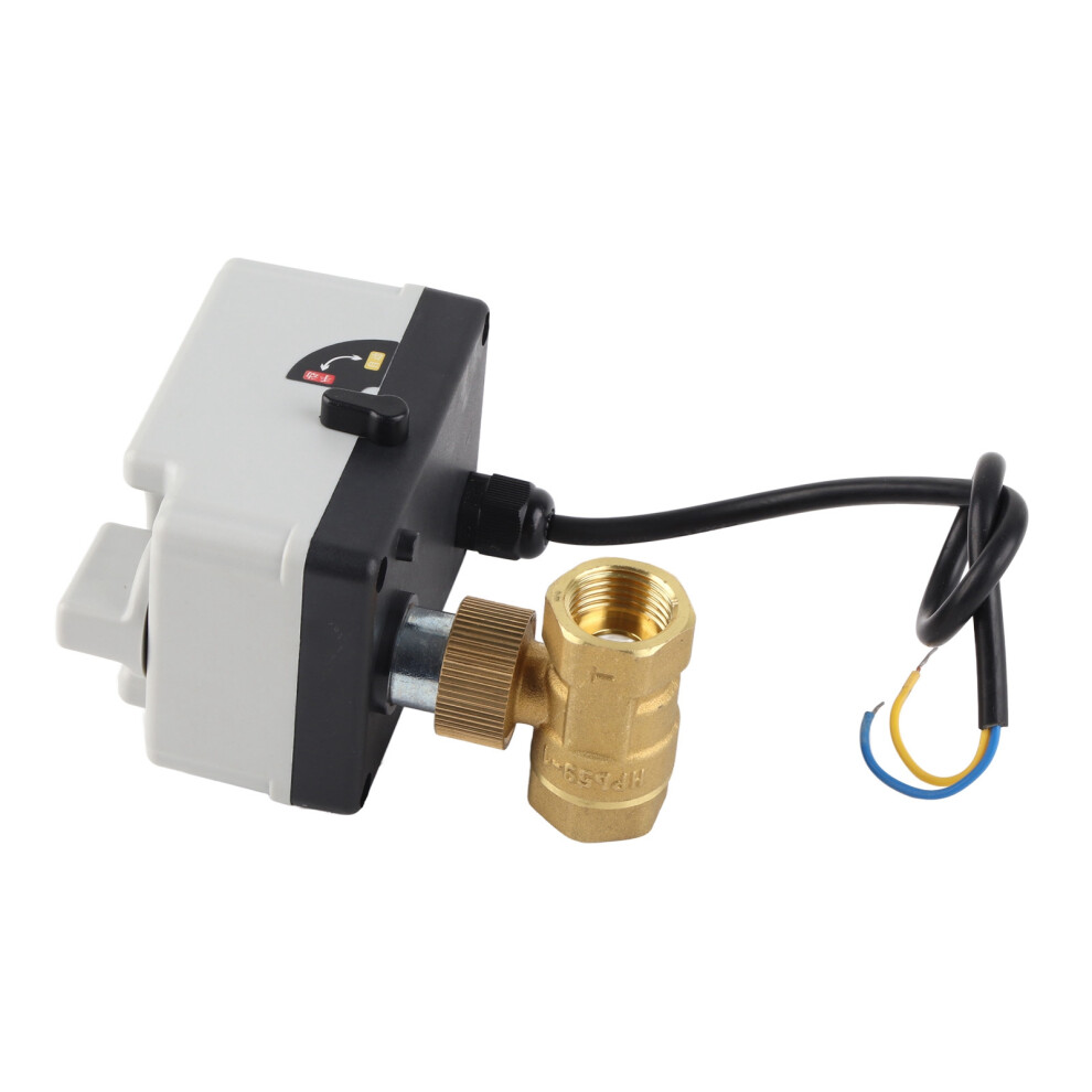 Motorized 2-Way Brass Ball Valve Dn15 Ac220v Ip54 6-20W 3091375512004