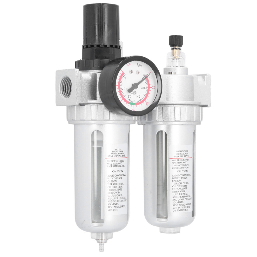 Sfc400 Aluminum Alloy Air Filter Pressure Regulator With Gauge 4911376696390
