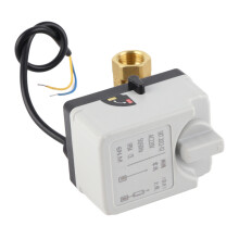 Válvula de bola motorizada de dos vías DN15 6-20W latón CA 220 V