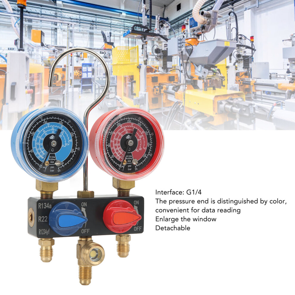 Krã¼Mmermanometer, G1/4-Fenster, Vergrã¶ÃErtes, 7751901267148