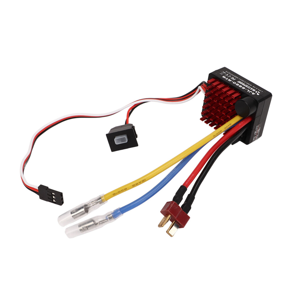 Ajl 6860 Rc 60A Brushed Esc With 3 Modes And Temperature Control Features 7641372637727