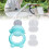 Babynahrungs-Feeder-Set, süße Form, 4