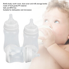 3-teiliges Babyflaschen-Set, PP-Silikon, weich,
