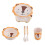 Kinderteller-Set, Cartoon-Gerichte, Teller, 5