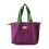 Reusable Shopping Bag with Drawstring Closure Large-Purple M 1