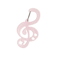 Acrylic Star Note Shape Carabiner Multifunctional Backpack-Pink