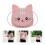 Unique Cats Pattern Shoulder Bag For Children Compact Size-Red 3