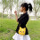 Unique Cats Pattern Shoulder Bag For Children Compact Size-Red 7
