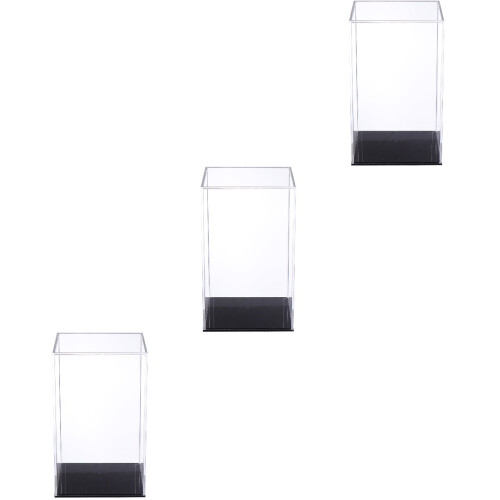 3Stk Robuste Acryl Modell Display Box Transparent Für 2