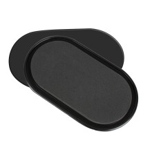 Reusables Furniture Movers Carpet Sliders Heavy Duty Oval Shape Floor Protectors With Ventilation Slits Thick ABS Plastic Material Effortless Moving