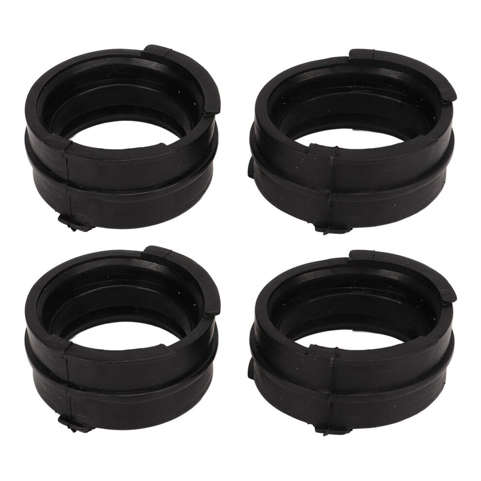 4Pcs Rubber Carb Intake Boots For Vt250 F Vtr250 Mc20 Replacement Black 3691372640436