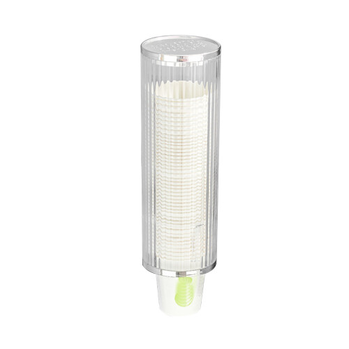 Versatile Disposable Cup Holder, Gravity-Fed Top Loading Dustproof Design for Home, Kitchen, Bathroom, Office